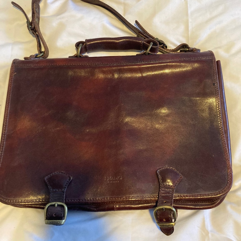 IMedici Italian Leather Briefcase
